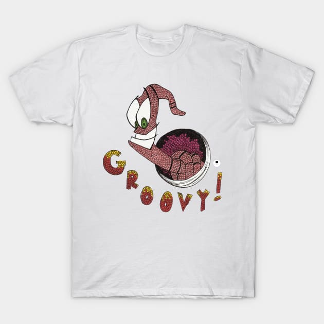 Earth Worm Jim T-Shirt by geekykitty